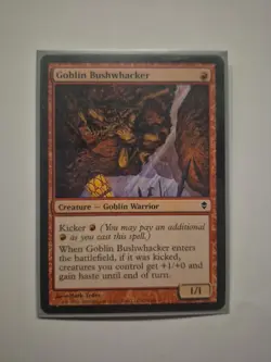 Goblin Bushwhacker 125 MTG NM Zendikar (O) - Image 1