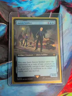 Auton Soldier (Extended Art) Universes Beyond: Doctor Who Foil - Image 1