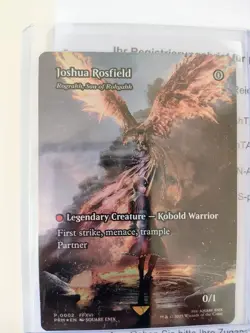 MTG Joshua Rosfield Rograkh CommandFest Promo Non-Foil English + Signet + Dragon - Image 2