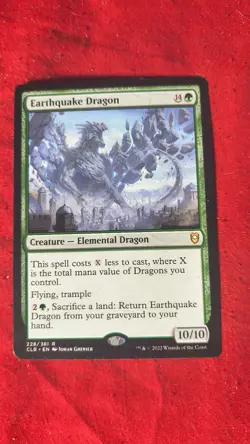 MTG Earthquake Dragon - Commander Legends: Battle for Baldur's Gate (CLB) - Image 1