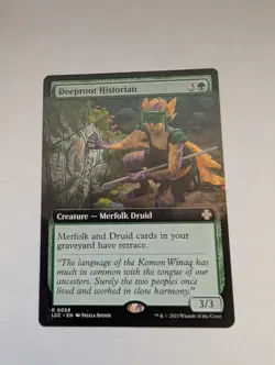 Deeproot Historian (Extended Art) Commander: the Lost Caverns of Ixalan MTG - Image 1