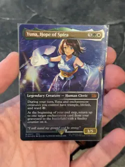 Yuna, Hope of Spira (Borderless) (Chocobo Track Foil) Final Fantasy Foil - Image 1