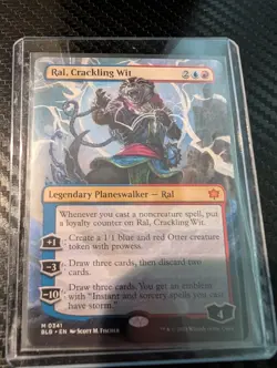 Ral, Crackling Wit (Borderless) Bloomburrow Regular - Image 1