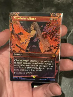 Nibelheim Aflame (Borderless) Final Fantasy Foil - Image 1