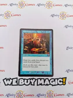 MTG | Careful Study | Odyssey | Regular | Heavily Played | English - Image 1