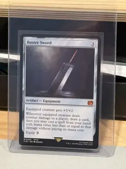 Magic the Gathering Buster Sword Final Fantasy Mythic Rare Non Foil 0255 - Image 1