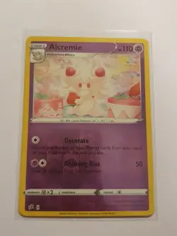 Alcremie 087/192 Pokemon TCG Card SWSH Rebel Clash Rare Reverse Holo - Image 1