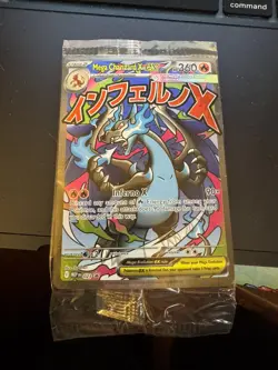 Mega Charizard X ex Pokemon Phantasmal Flames UPC Promo - SEALED - Image 1
