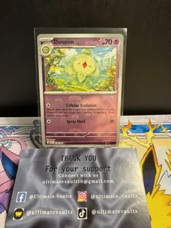 Pokemon TCG: Duosion #38/086 (Master Ball Pattern) SV: Black Bolt NM - Image 1