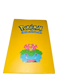 Pokemon 1999 Vintage Venusaur Yellow 9 Pocket 30 Page Binder - Image 1