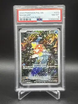 2023 Pokemon Scarlet & Violet Paldea Evolved Magikarp Illus Rare #203/193 PSA 8 - Image 1