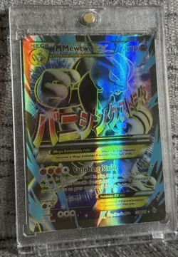 M Mewtwo EX Full Art 159/162 XY Breakthrough Pokemon 2015 - Ultra Rare (LP) - Image 1