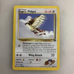 Koga's Pidgey - 49/132 Gym Challenge - Pokemon TCG - 2000 LP - Image 1