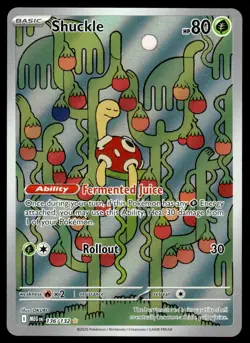 Pokemon TCG ME01: Mega Evolution #136/132 Shuckle NM - Image 1