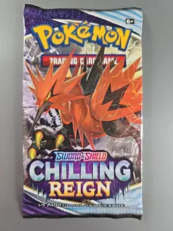 Pokemon Factory Sealed Booster Pack Sword And Shield Chilling Reign - Image 1