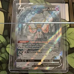 Pokemon Crown Zenith Zacian V GG48/GG70 Galarian Gallery Full Art Alt Art - Image 3