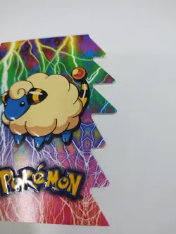 Mint/Nm Pokemon Topps Die Cut Embossed Mareep #179 Rare 10 Of 15 Johto Alt Art - Image 1