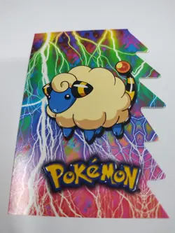 Mint/Nm Pokemon Topps Die Cut Embossed Mareep #179 Rare 10 Of 15 Johto Alt Art - Image 2