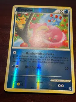 Slowpoke REVERSE HOLO 66/90 Undaunted Heart Gold Soul Silver Pokemon TCG CANADA - Image 3