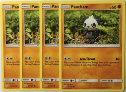 POKEMON 4X PANCHAM 81/181 TEAM UP COMMON NEAR MINT-PLAYSET - Image 1