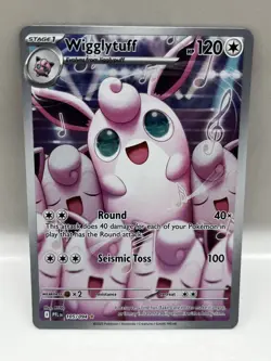 Pokemon TCG Wigglytuff 105/094 Illustration Rare Phantasmal Flames PACK FRESH - Image 1