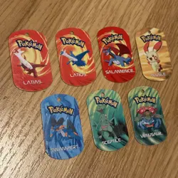 7x Pokemon 2006 Metal Tags | Nintendo Game Freak Emax Tag Bundle Job Lot | UK - Image 2