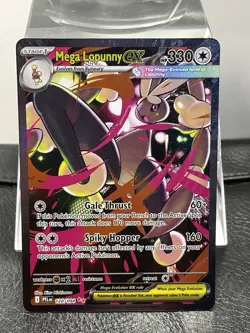 Mega Lopunny EX 128/094 SIR Phantasmal Flames Pokemon Special Illustration Rare - Image 2