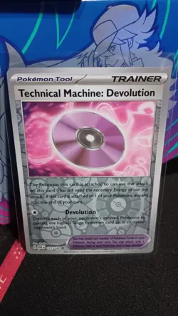 Technical Machine: Devolution 177/182 SV04: Paradox Rift Reverse Holo Pokemon - Image 1