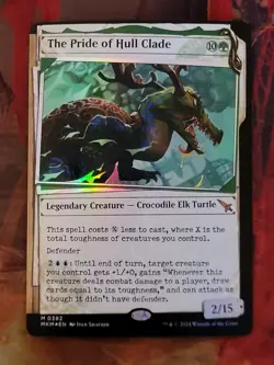MTG Card : The Pride of Hull Clade (Murders Karlov Manor) SHOW. INV. INK FOIL - Image 1