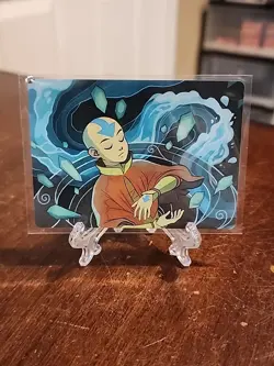 Aang, at the Crossroads 45/54 MTG Avatar Art Series Card - Image 1