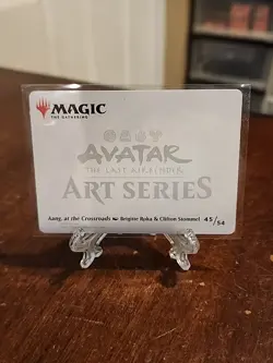 Aang, at the Crossroads 45/54 MTG Avatar Art Series Card - Image 2