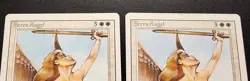 Magic The Gathering Lot of 2 Serra Angels Rare Cards MTG - Image 2
