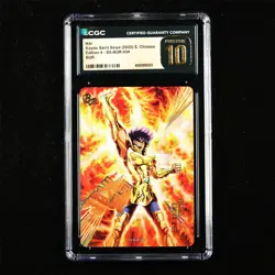 CGC PRISTINE 10 KAYOU 2025 Saint Seiya 018/499 CCG Card CHN SS-BUR-034 Ikki - Image 1