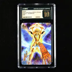 CGC PRISTINE 10 KAYOU 2025 Saint Seiya 158/499 CCG Card CHN SS-BUR-032 Hyoga - Image 1