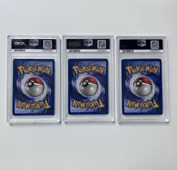 Pokemon TCG Eevee Jungle Card 51/64 Regular Common 1st Edition PSA 8 Set Of 3 - Image 2