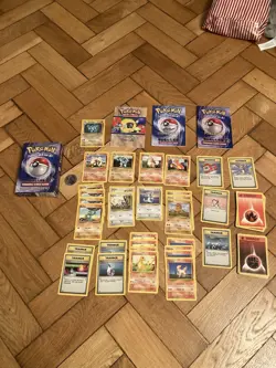 Retro Pokemon cards 1999 original starter set deck - Image 1