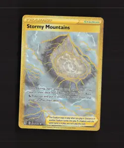 Stormy Mountains 232/203 Evolving Skies FA Gold Secret Rare Holo Pokemon Card NM - Image 1