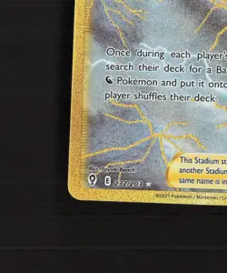 Stormy Mountains 232/203 Evolving Skies FA Gold Secret Rare Holo Pokemon Card NM - Image 5