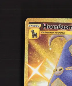 Houndoom 179/163 Battle Styles Full Art Gold Secret Rare Holo Pokemon Card NM - Image 3