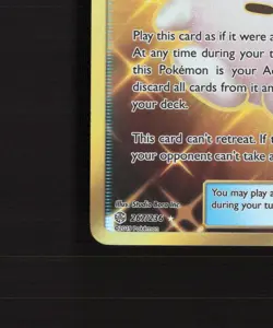Lillie's Poke Doll 267/236 Cosmic Eclipse Gold Secret Rare Holo Pokemon Card LP+ - Image 5