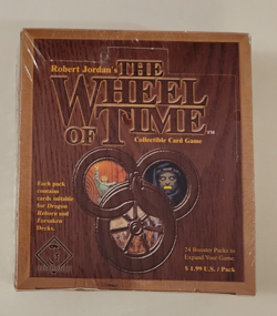 1999 WHEEL OF TIME Sealed COLLECTIBLE CARD GAME 24 BOOSTER PACKS WAX BOX CCG TCG - Image 2