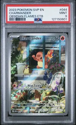 Pokemon Charmander SVP044 Obsidian Flames ETB Promo Card PSA 9 Mint - Image 1