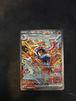 Pokemon TCG Greninja EX Holo Card 214/167 Sv06: Twilight Masquerade - Image 1