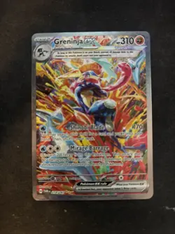 Pokemon TCG Greninja EX Holo Card 214/167 Sv06: Twilight Masquerade - Image 2