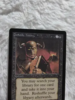 *P R 0 X Y* MTG Magic The Gathering Demonic Tutor Trading Card *P R 0 X Y* - Image 3