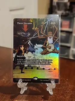 Three Dreams - FOIL BORDERLESS #08 - Avatar: Eternal - NM MTG - Image 1
