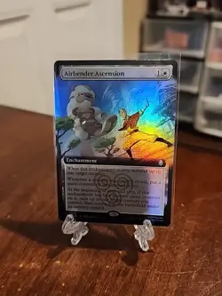 MTG Avatar: The Last Airbender: Airbender Ascension FOIL Extended Art Rare NM - Image 1