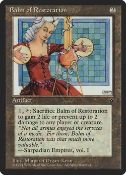 MTG - Balm of Restoration - Fallen Empires - Magic the Gathering - Image 1