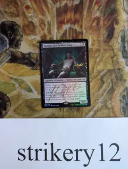 Tasigur, the Golden Fang - Fate Reforged - Foil - Signed by Chris Rahn - MTG - Image 1