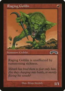 4x Raging Goblin - LP - Exodus - SPARROW MAGIC mtg - Image 1